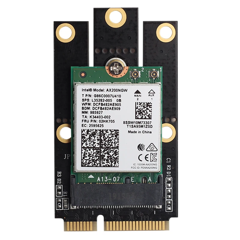 M.2 NGFF к Mini PCI-E(PCIe+ USB) Адаптер для M.2 беспроводной Блютуз Wlan карты Intel AX200 9260 8265 8260 для ноутбука