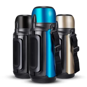 

1500ml/2000ml Large Capacity Stainless Steel Thermos Bottle Mug Outdoor Travel Sport Portable Insulation Vacuum Water Drink Cup