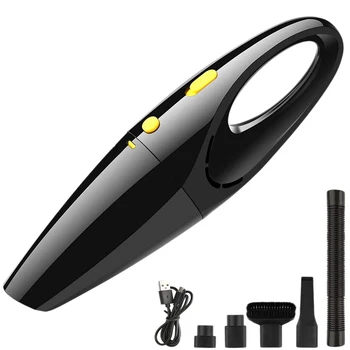 

Wireless Charging Handheld Household Vacuum Cleaner 60W Portable Car Vacuum Cleaner, Mini Wet and Dry Vacuum Cleaner