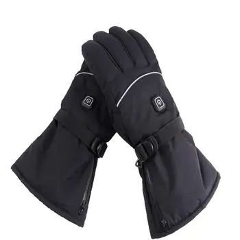

Electric Heated Gloves with Temperature Adjustment Lithium Batteries Gloves for Skiing Hiking Climbing Driving Cold Weather