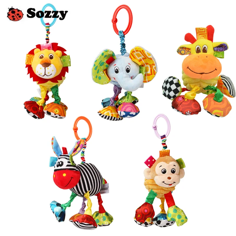 Sozzy детская мягкая плюшевая кроватка подвесная Забавная игрушка Вибрирующая