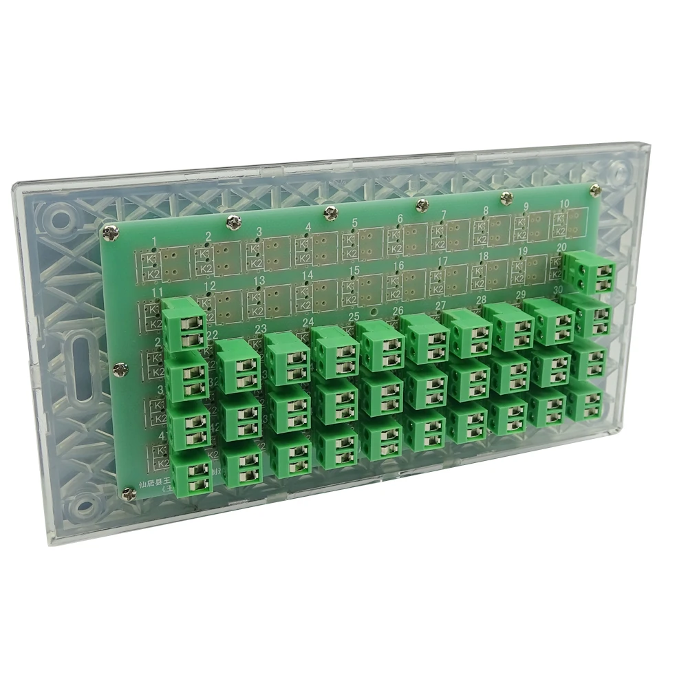 32 button keyboard wall reset switch module dry contactor for kc868 smart home control system automation