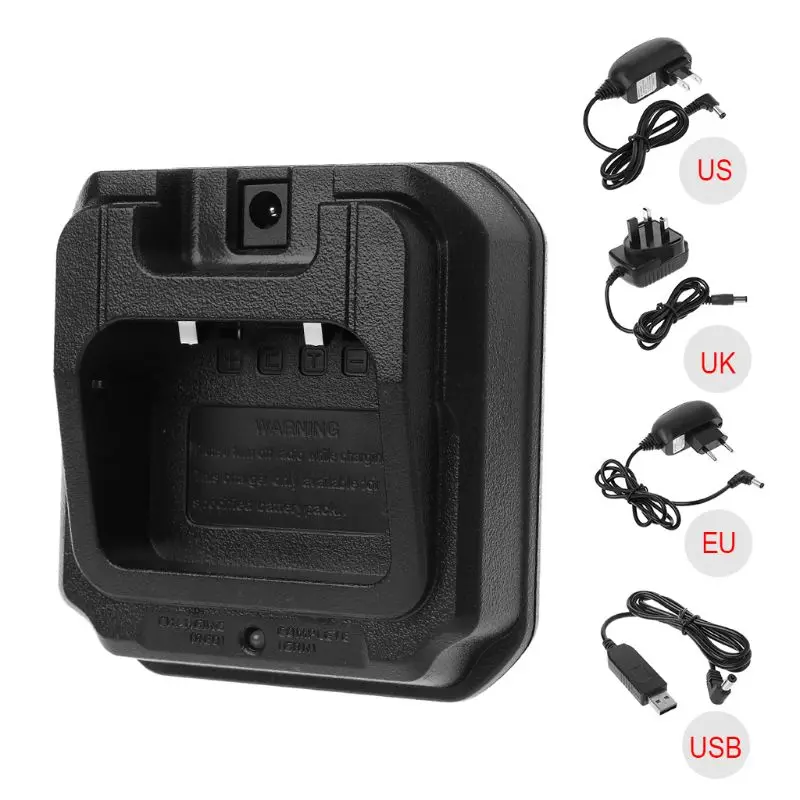 UV-9R USB Base Battery Charger for Baofeng UV-XR A-58 GT-3WP UV-5S BF-A58 Walkie Talkie Waterproof Two Way Radio Series | Мобильные