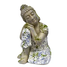 Дворовая садовая вилла Чайный дом дзен дом город в виде сидящего Будды Декор для входа Статуэтка окна Садоводство Ландшафтный M2760