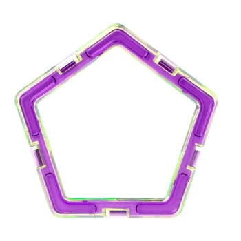 

Magnetic Pentagon Building Blocks Designer Construction DIY Brick Matched Toy R9UE