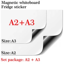 Магнитная доска магнит холодильник A2+ A3 набор посылка мягкий Дом Офис Кухня магнит маркерная доска белая доска для сообщений
