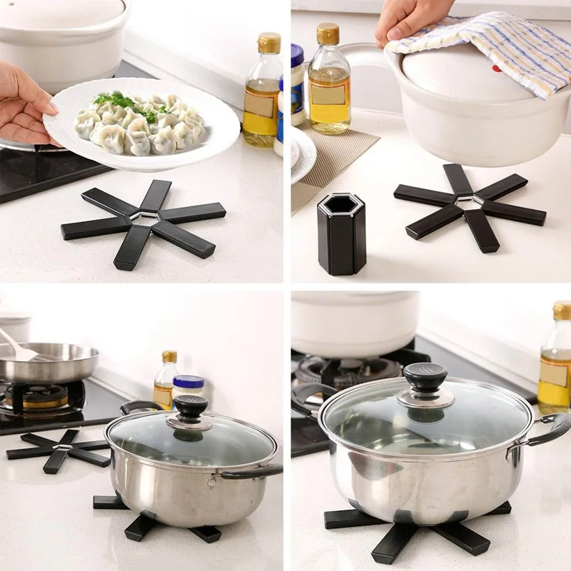 Складная теплоизоляционная подставка нескользящая для обеденного стола чашки