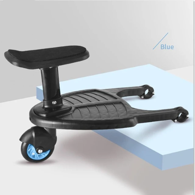 Adaptador de Pedal Universal para cochecito de niños, accesorio de remolque  auxiliar de segundo niño, patinete gemelo, placa de pie - AliExpress