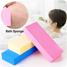 1 шт. скраб отшелушивающая губка щетка для купания прочная мощная губка для душа для ванны взрослый массаж тела случайный цвет