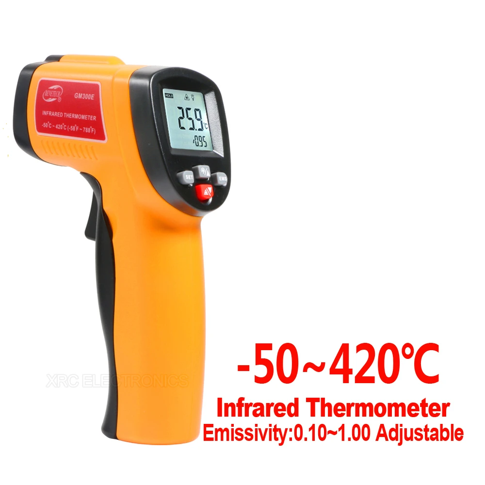 

Non-Contact LCD IR Laser Infrared Digital Temperature Thermometer Gun Handheld Thermometer benetech -50 420C