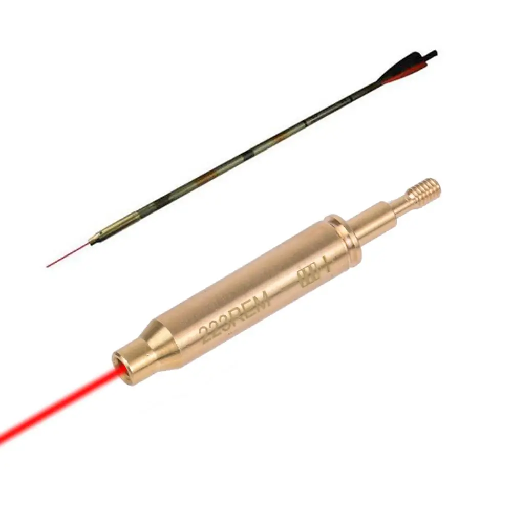 Hunting .223REM Red Laser Sight sighting Tool Bore Sight Archery Bore Laser 