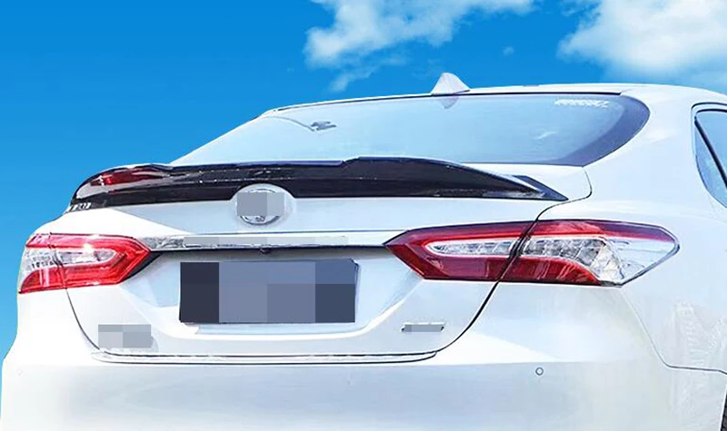 ТРД стиле автомобиля задний багажник спойлер для Camry ABS спойлер черный белый красные, синие серебро Цвет