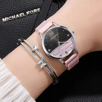 

Fashion Women Alloy Bracelet Watch Casual Ladies Quartz Wristwatch Elegant Female Magnetic Watches Reloj Mujer Drop Shipping