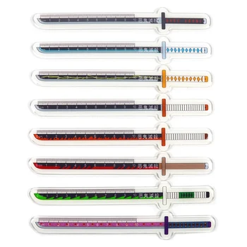 

Cartoon Ruler Measuring Tools Demon Slayer Kimetsu no Yaiba Double Print Ruler Fans Gift Student Office Drawing Line Tools
