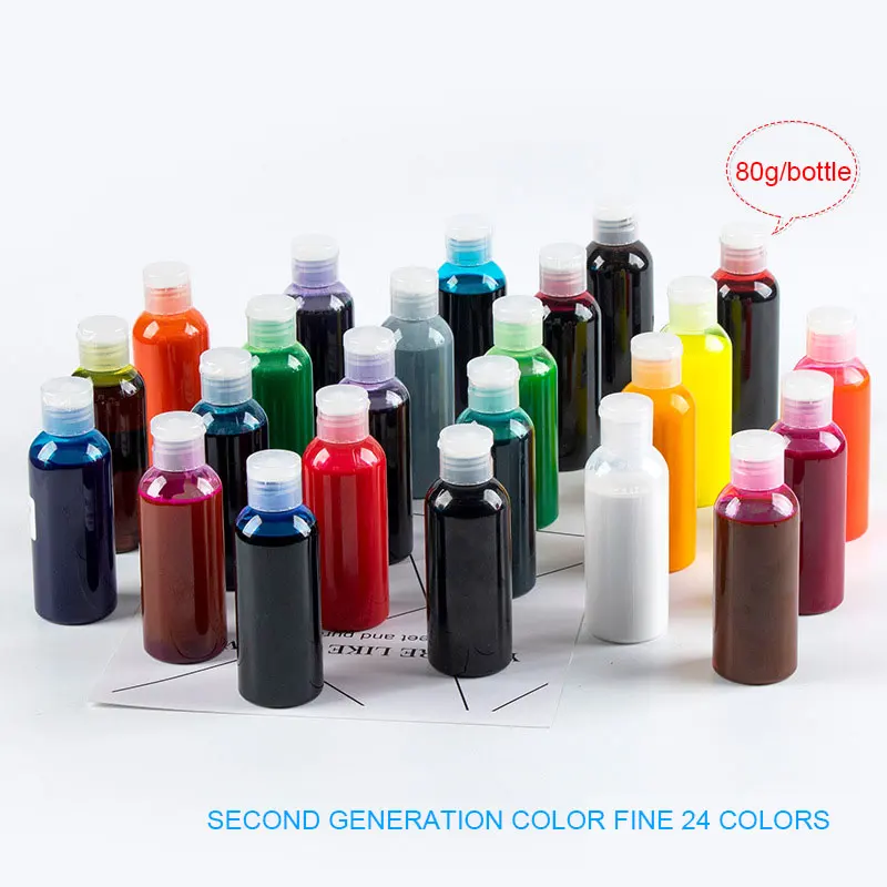 80g Epoxy Resin Pigments Second-generation Highly Concentrated Bright Color Precision Liquid Colorant Dye DIY Jewelry Making