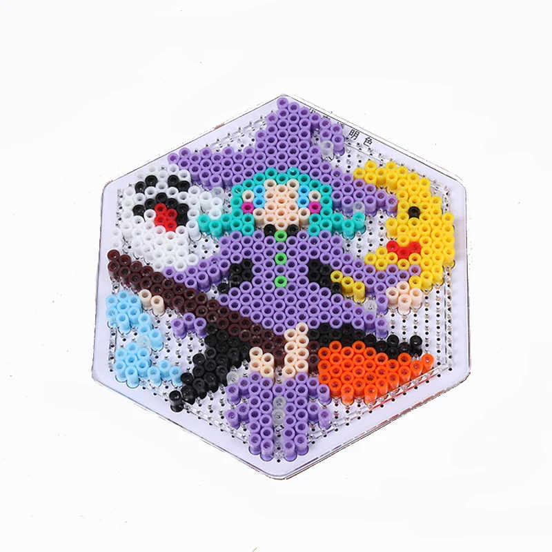 Хама бусины 5 мм DIY предохранитель бусины Pegboard пластик клип доска с пинцетом Хэллоуин стиль бусины комплект для детей игрушки