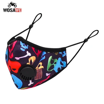 

WOSAWE Motorcycle Face Mask Motorbike Dust Riding Scarf Cycling Neck Headband Fullface Shield Mask Moto balaclava Face shield