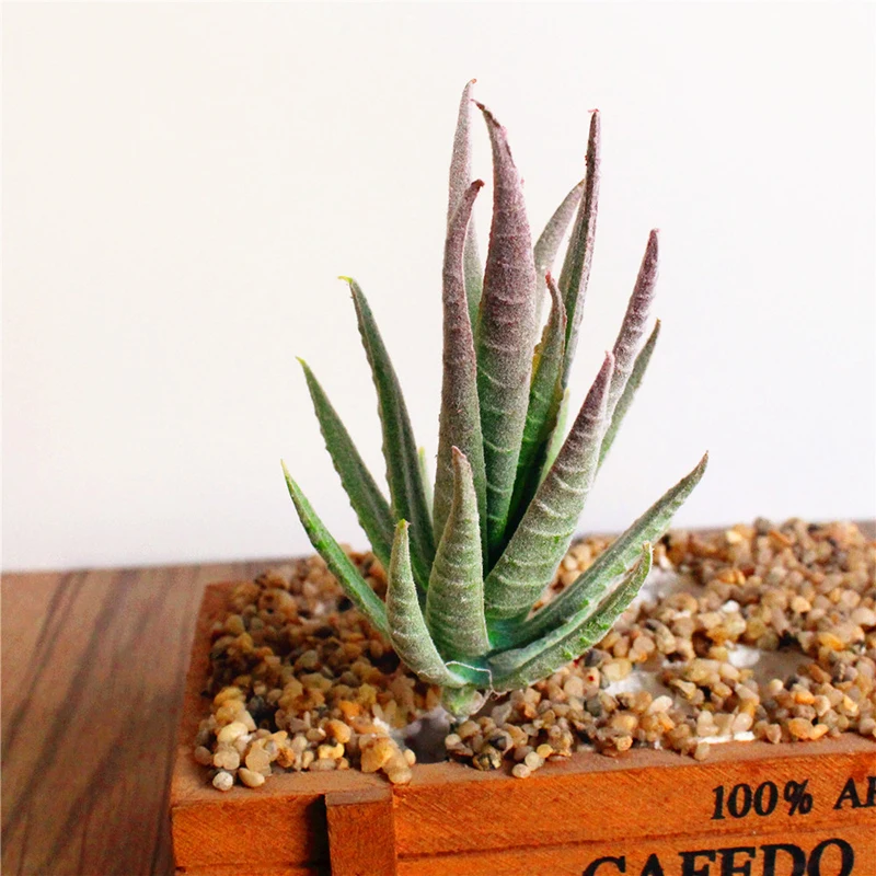 

Artificial Plant DIY Fake Aloe Plant Green Home Room Office Decor PVC Optional