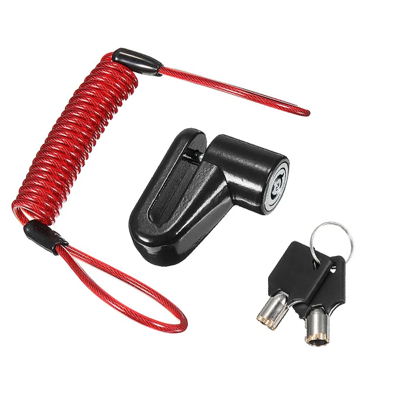 Disc Brakes Wheel Lock Portable Anti-theft Lock Steel Wire Bicycle Electric Skateboard  For Scooter Accessories