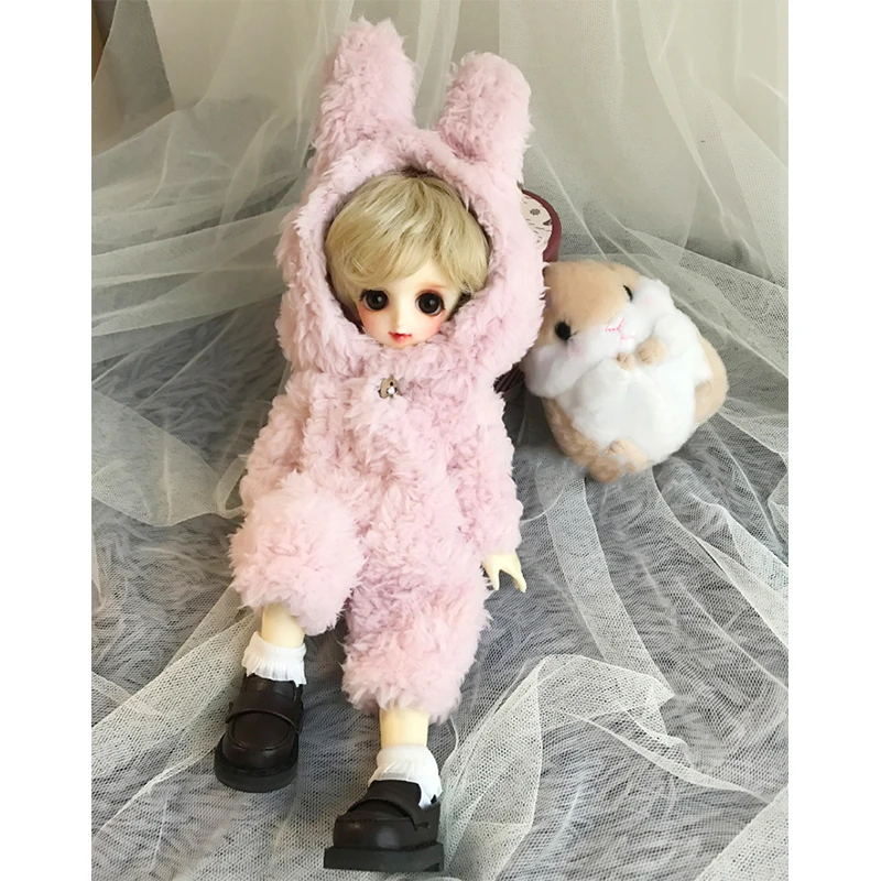 Кукла Одежда 1/6 BJD одежда комбинезон «кролик» животное плюшевый костюм для 1/6 BJD кукла аксессуары Кукла Одежда розовый цвет