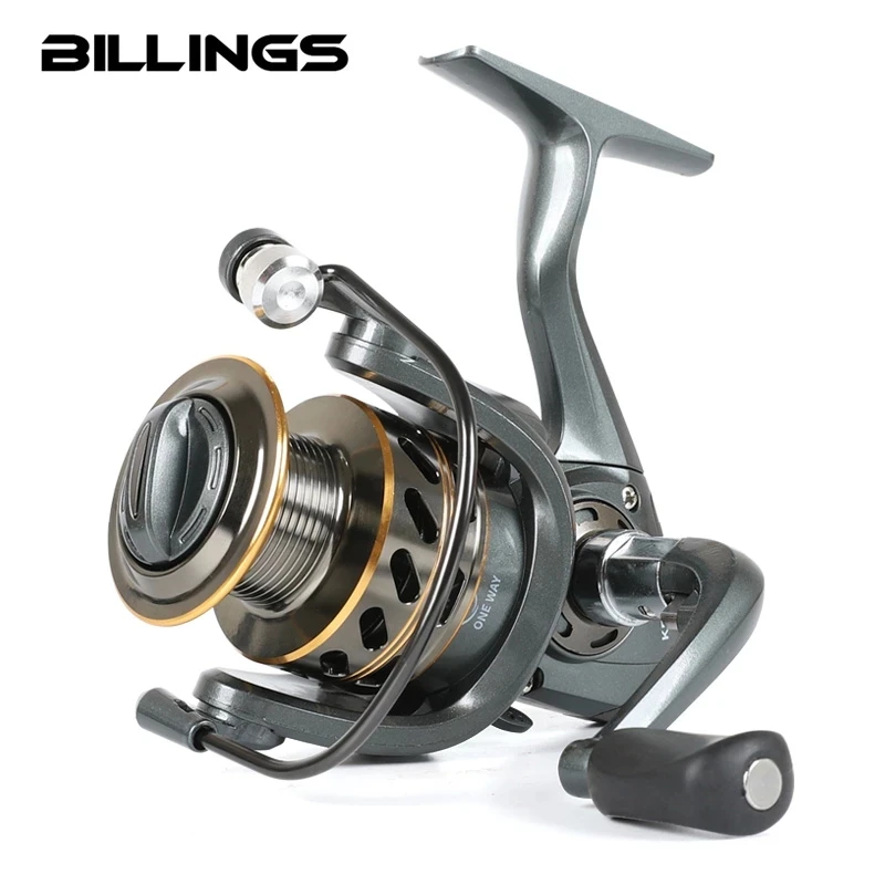 BILLINHS KB1000-7000 12+ 1BB Spinning Fishing Reel 5.2:1 gear ratio folding rocker metal spool Carp Reels For Saltwate | Спорт и