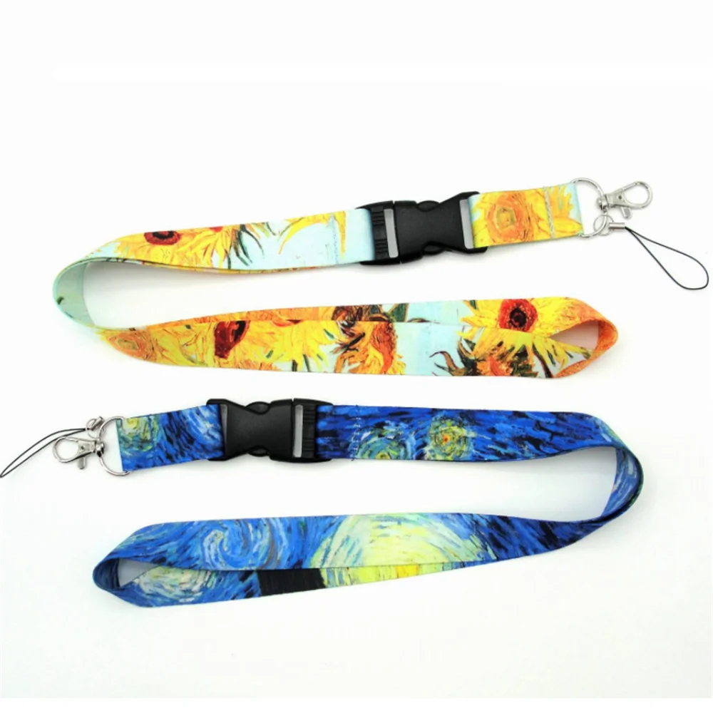 1 шт. модный Звездный Солнечный Цветочный узор шейный ремешок подвесная веревка
