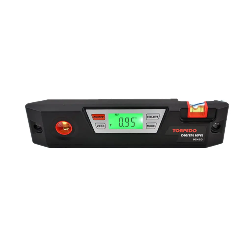 Electronic Digital Inclinometer Level Ruler Precision Digital Torpedo Inclinometer With