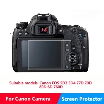 

Tempered Glass Camera Screen Protector for Canon EOS 5D3 5D4 77D 70D 80D 6D 760D Screen Protection Protective Film