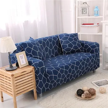 

Lattic Pattern Elastic Sofa Covers Stretch Universal Sectional Throw Couch Corner Cover Cases for Furniture Armchairs Home Decor