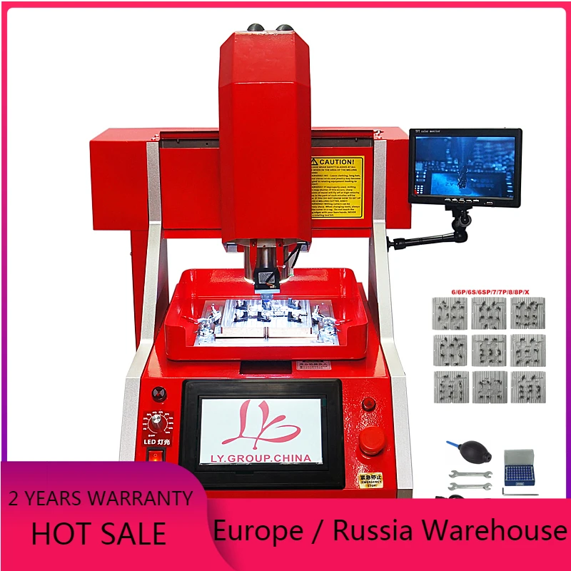 Auto Mobile Phone Chip Repair Cnc Milling Polishing Engraving Machine Ly 1002 Ic Router With 9pcs Mold For All Iphone Main Board Aliexpress