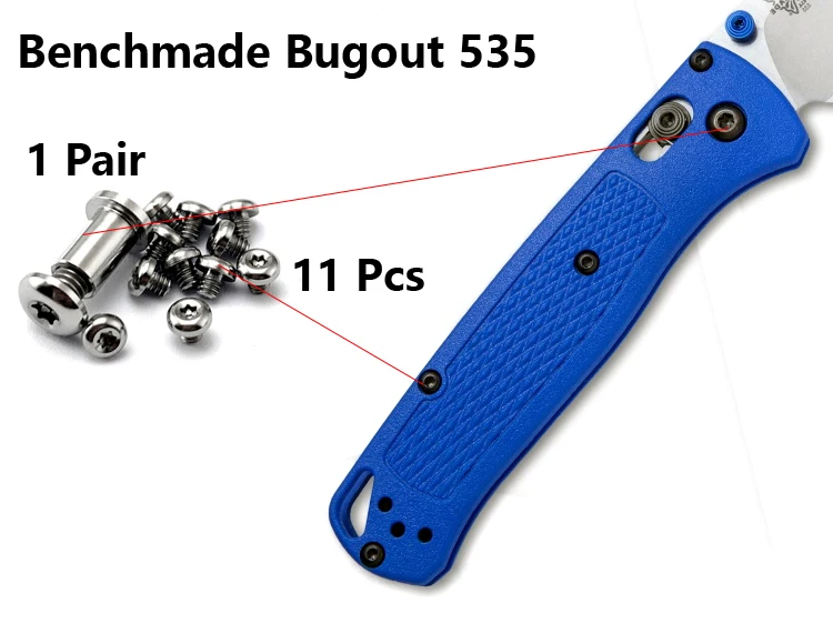 Bugout 535 нож титановый винт для benchmaid Bugout нож DIY ручка ножа материал винт