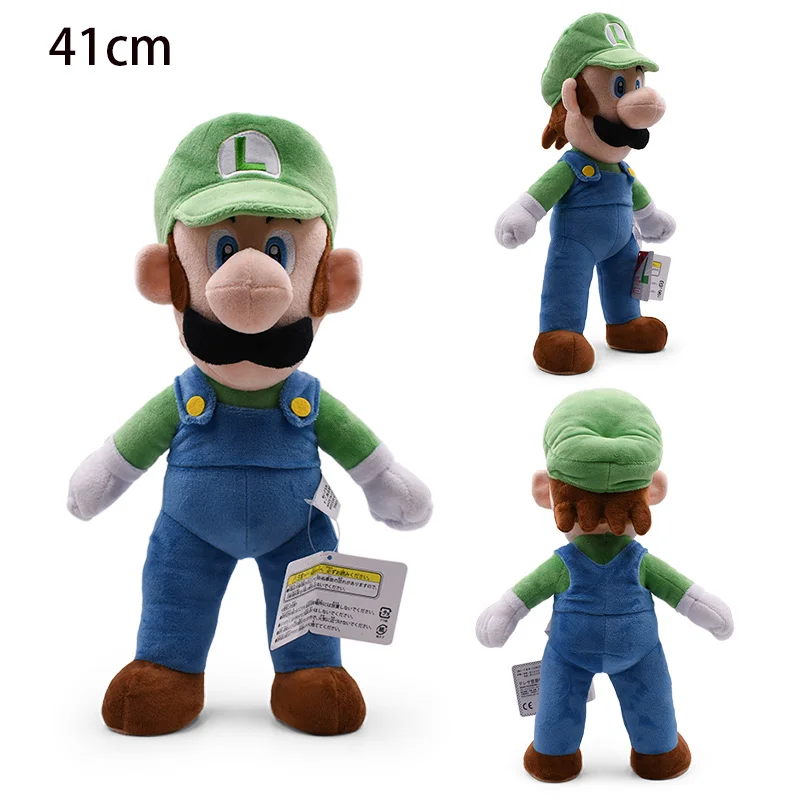 Super Mario Bros Luigi Плюшевые игрушки Super Mario Stand Mario Brother мягкие игрушки мягкие куклы подарок для детей Высокое качество