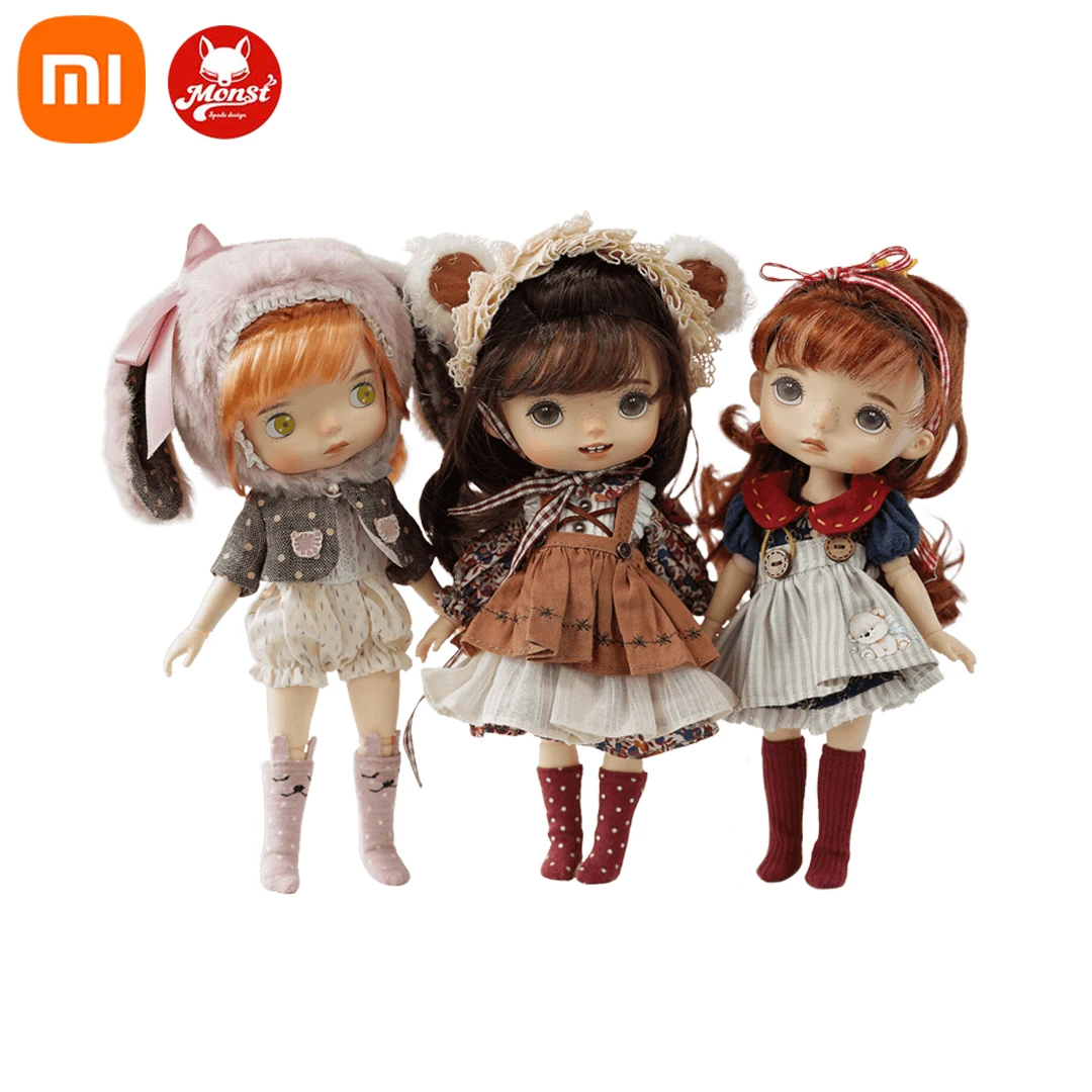 Кукла Резиновая Xiaomi BJD Monst Savage Baby шарнирная кукла на все тело подвижная высота 20
