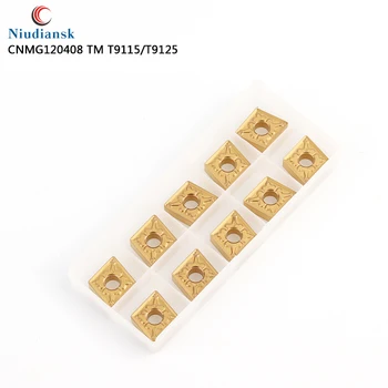 

100% Original CNMG120408 TM T9115 T9125 External Turning Tool Carbide Insert For stainless steel CNC Lathe tool Turning Insert