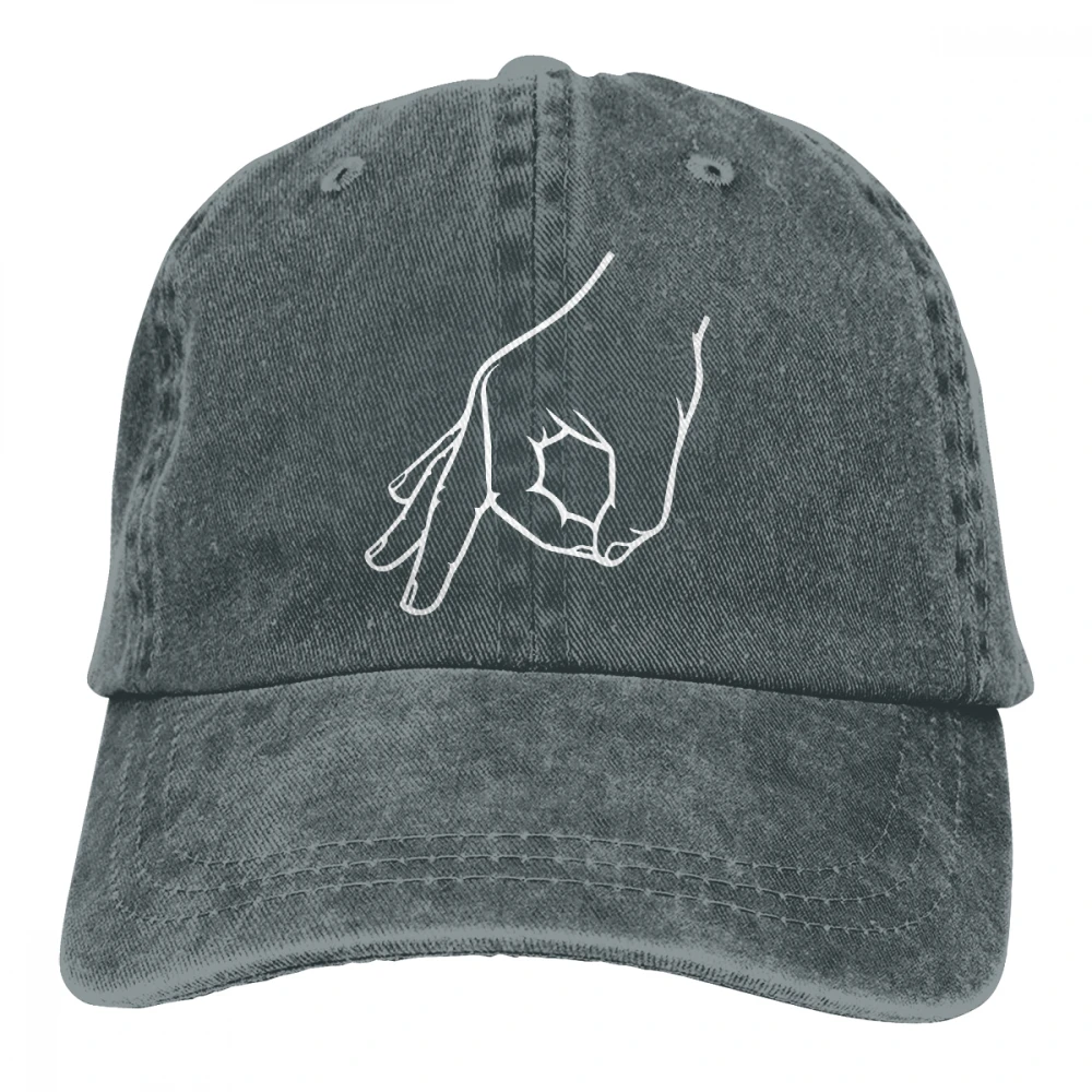 Cirecle игра ручной Casquette темно-синий унисекс Мужские Женские джинсовые бейсболка с ремешком кепки Регулируемый Гольф папа шляпа