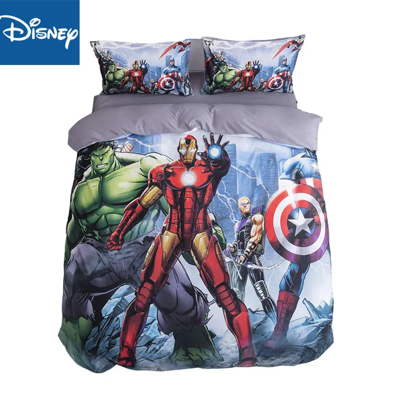 Marvel the avengers bedding set for kids bed decor twin size duvet