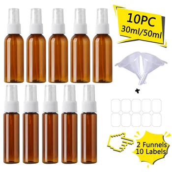 

10Pcs Empty Spray Bottles Split Travel Portable Refillable Plastic Perfume Hand Sanitizer Alcohol Dispense Atomizer Spray Bottle