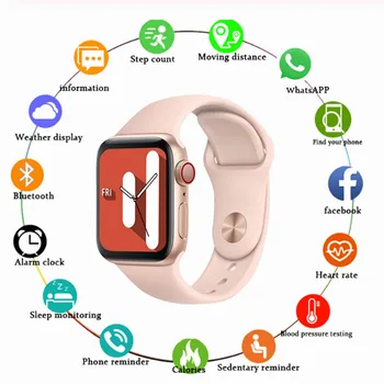 

2020 IWO U78 Smart Watch Series 5 Temperature measurement Heart rate IP67 Waterproof Watch for Apple Good Than IWO Max 2.0 Watch