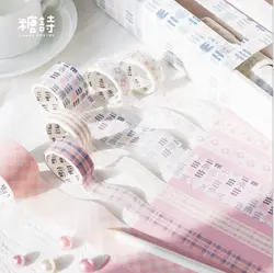 10 компл./лот DIY японский Бумага декоративная клейкая лента полу-sugarism серии лента Washi/клейкую ленту наклейки