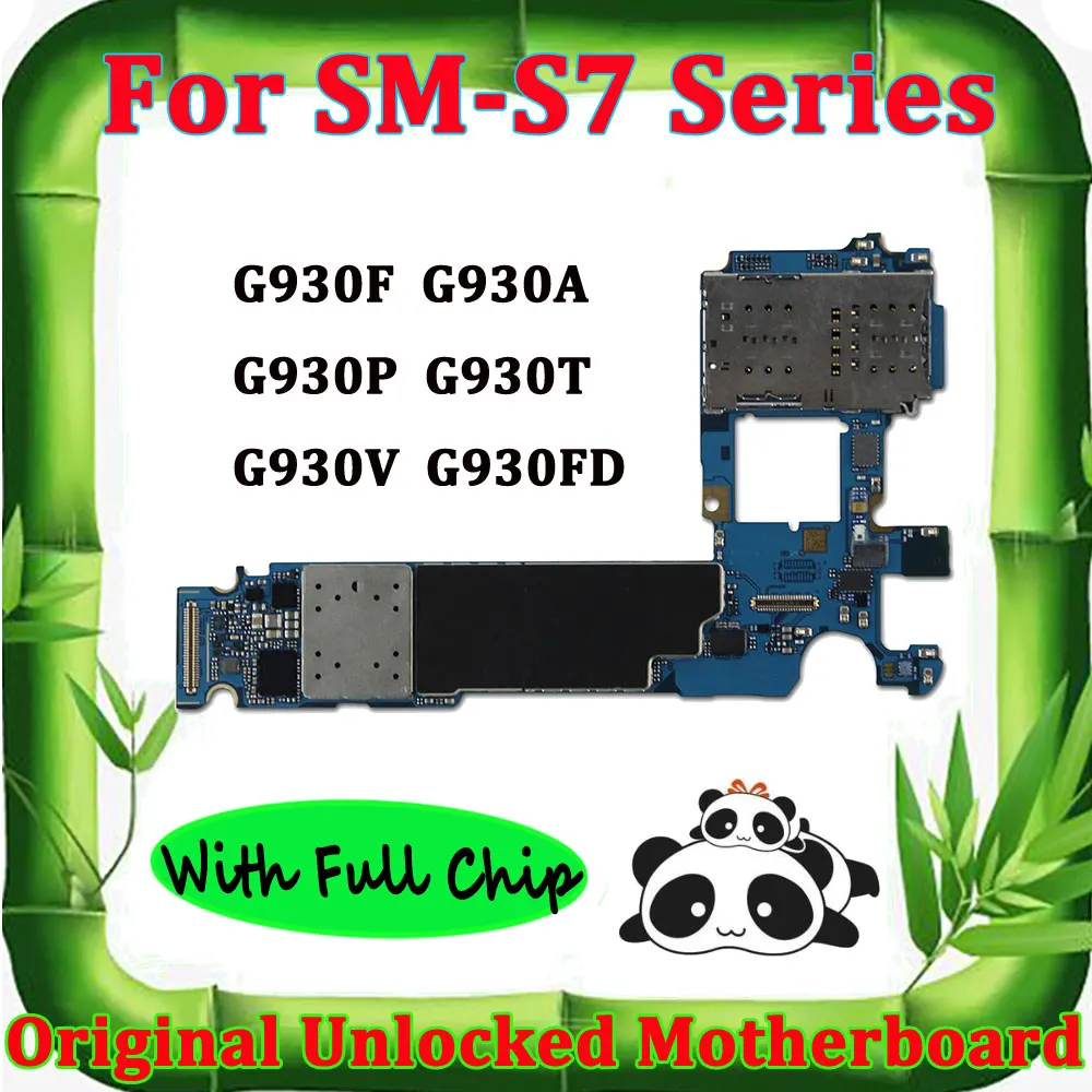 Оригинальная материнская плата для samsung Galaxy S7 G930F G930A G930P G930T G930V G930W8 G930FD разблокировка основной логической материнской платы полные чипы