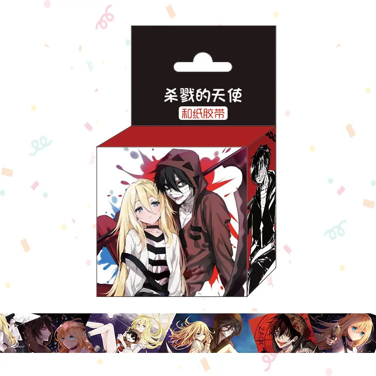 

1.5cm*5m New Japan Anime Angels of Death Washi Tape Adhesive Tape DIY Scrapbooking Sticker Label Masking Tape