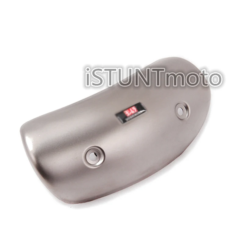 Мотоцикл выхлопной Yoshimura Akrapovic GP тепловой щит крышка из углеродного волокна анти-обжигающий протектор для XMAX300 TMAX530 Z900 MT07 - Цвет: 304Steel-5