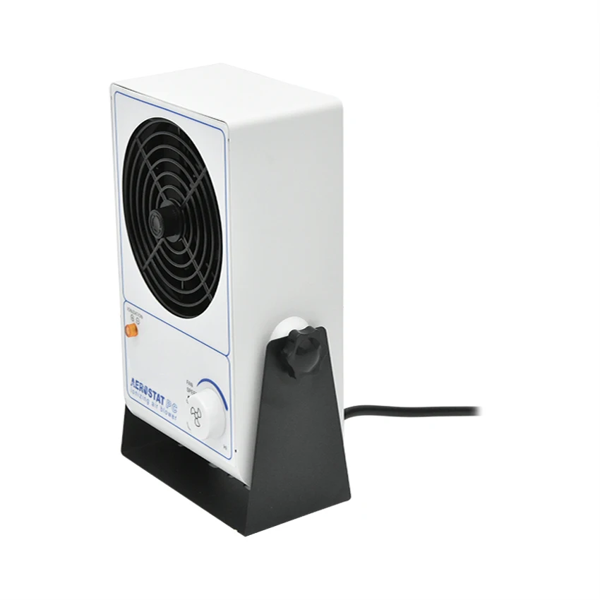 전문가용 정전기 방지 이온 팬 벤치 탑 이오나이저는 정전기 제거, 25W 110V/60Hz 또는 220V/50Hz 45 ~ 110CFM 40cm * 60cm