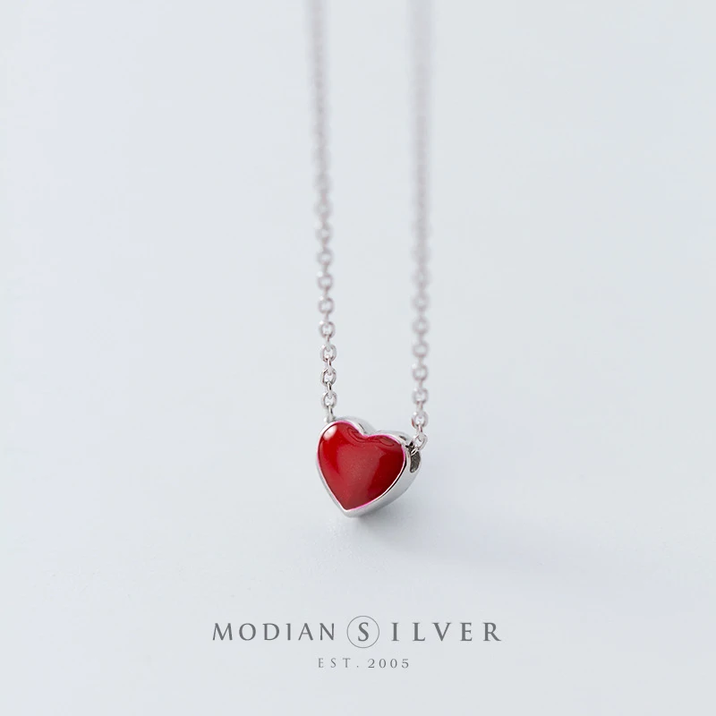 Green Enamel Hearts Pendant Necklace 