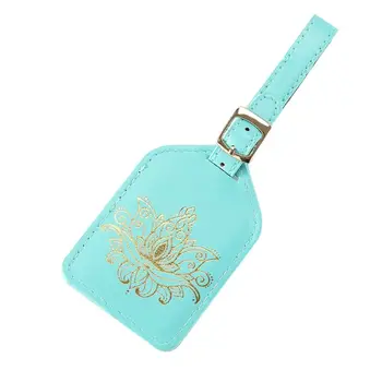 

Travel Luggage Tags Gift Cute PU Suitcase Tag with Strap X5XA
