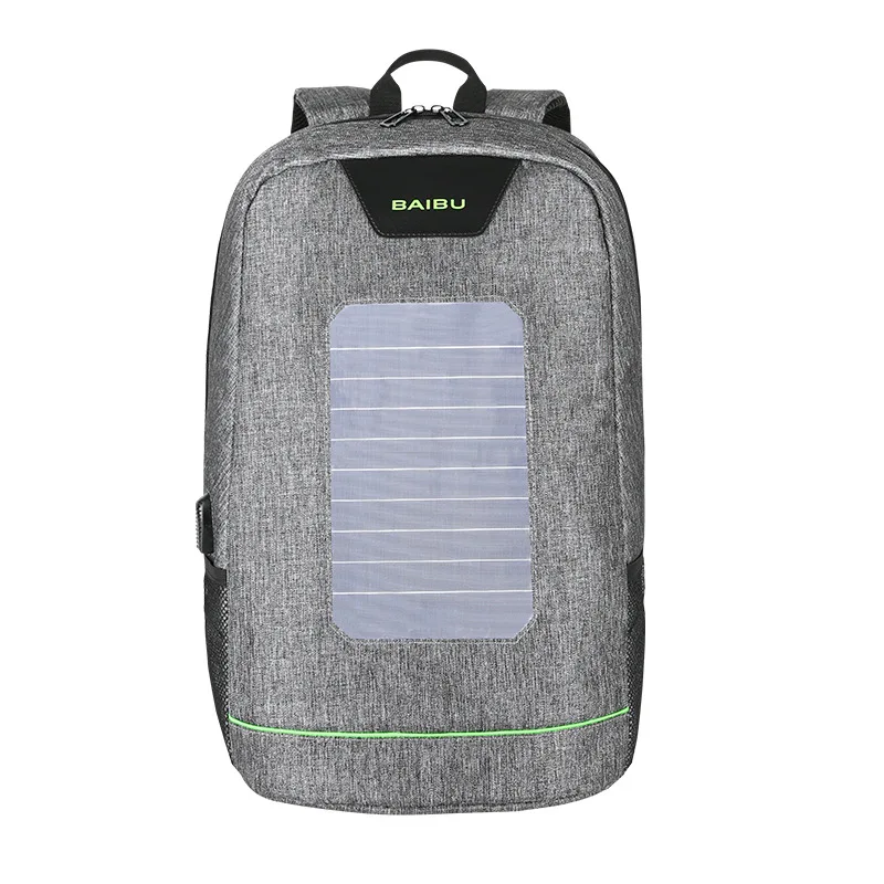 

Manufacturers Supply Solar Charging Backpack Laptop Computer Backpack Casual Travel Schoolbag Waterproof