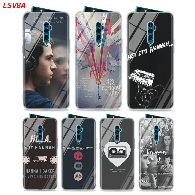 Силиконовый чехол для телефона 13 поводов почему netflix OPPO Reno Z 10X Zoom F11 F9 F7 F5 A7 R9S R17 R15