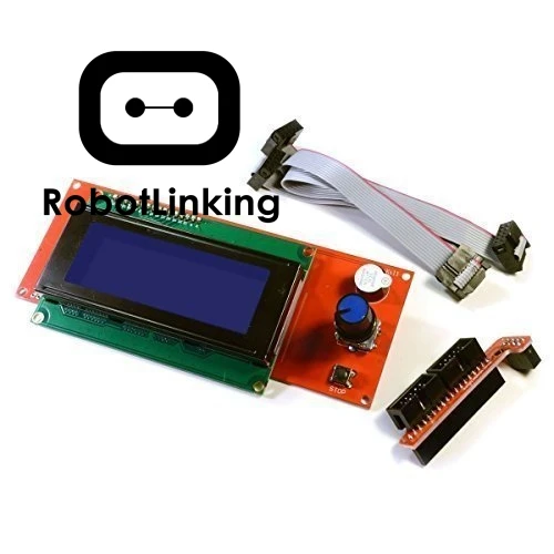 Контроллер 3D принтера с ЖК дисплеем 2004 г. адаптером RAMPS 1 4 Reprap menдель (20 символов x