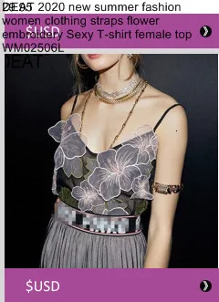 DEAT 2019 new spring sqaure collar sleeveless knitting pullover slim short high waist top female tank WK69001l