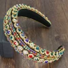 New Personality European Palace Style Luxury Sparkly Rhinestones Headband Baroque Crystal Thick Sponge Hair Bnad Women Party ► Photo 2/6